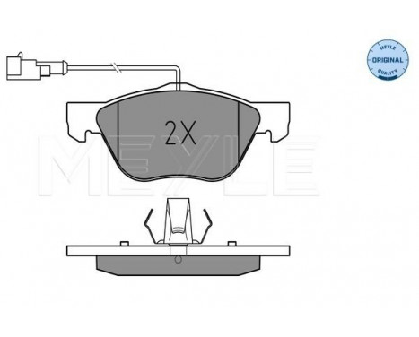 Brake Pad Set, disc brake MEYLE-ORIGINAL Quality 025 216 3619/W, Image 2