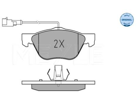 Brake Pad Set, disc brake MEYLE-ORIGINAL Quality 025 216 3619/W, Image 3