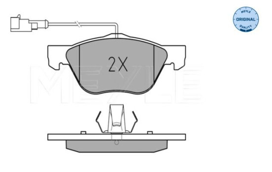 Brake Pad Set, disc brake MEYLE-ORIGINAL Quality 025 216 3619/W, Image 3