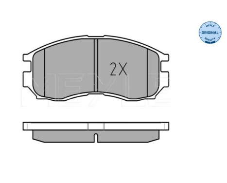 Brake Pad Set, disc brake MEYLE-ORIGINAL Quality 025 216 4716/W, Image 3