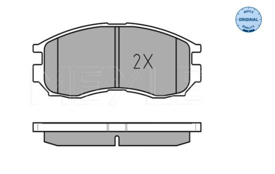 Brake Pad Set, disc brake MEYLE-ORIGINAL Quality 025 216 4716/W, Image 3