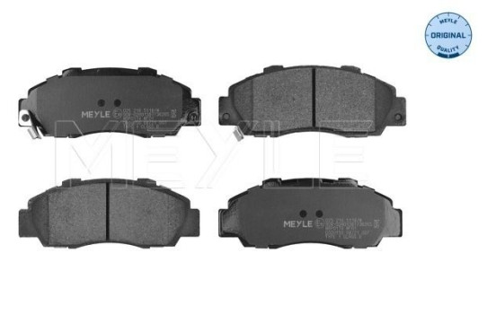 Brake Pad Set, disc brake MEYLE-ORIGINAL Quality 025 216 5118/W