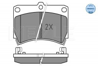Brake Pad Set, disc brake MEYLE-ORIGINAL Quality 025 216 5415/W