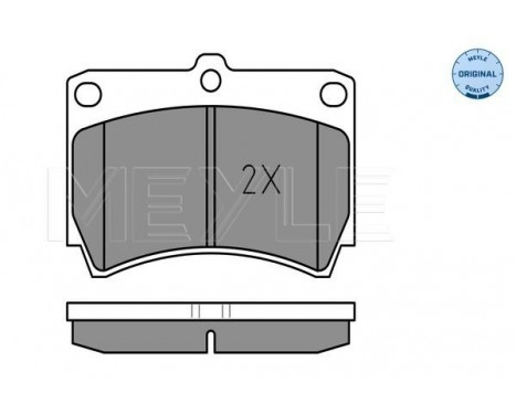 Brake Pad Set, disc brake MEYLE-ORIGINAL Quality 025 216 5415/W, Image 2