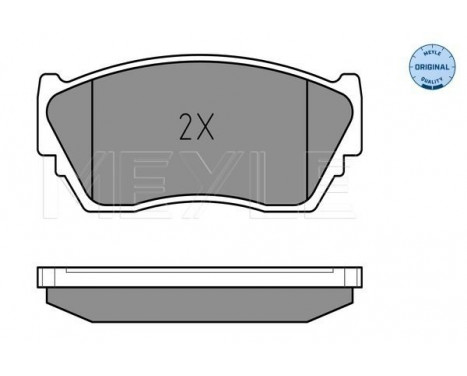 Brake Pad Set, disc brake MEYLE-ORIGINAL Quality 025 216 5716/W, Image 2