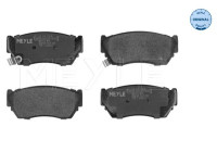Brake Pad Set, disc brake MEYLE-ORIGINAL Quality 025 216 5716/W
