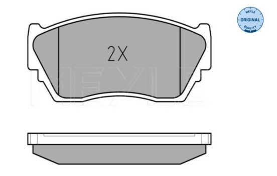 Brake Pad Set, disc brake MEYLE-ORIGINAL Quality 025 216 5716/W, Image 3