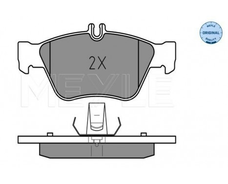 Brake Pad Set, disc brake MEYLE-ORIGINAL Quality 025 216 6419