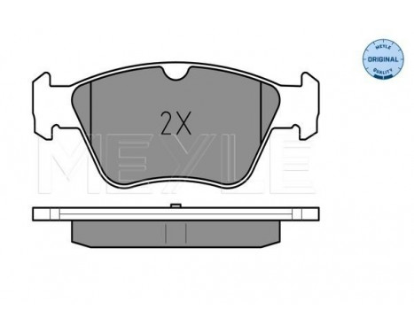 Brake Pad Set, disc brake MEYLE-ORIGINAL Quality 025 216 6419, Image 2