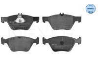 Brake Pad Set, disc brake MEYLE-ORIGINAL Quality 025 216 7020