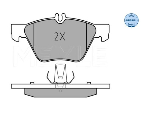 Brake Pad Set, disc brake MEYLE-ORIGINAL Quality 025 216 7020, Image 2