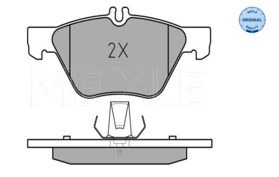 Brake Pad Set, disc brake MEYLE-ORIGINAL Quality 025 216 7020, Image 2