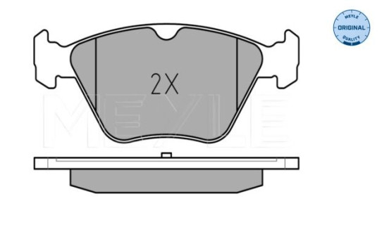 Brake Pad Set, disc brake MEYLE-ORIGINAL Quality 025 216 7020, Image 3