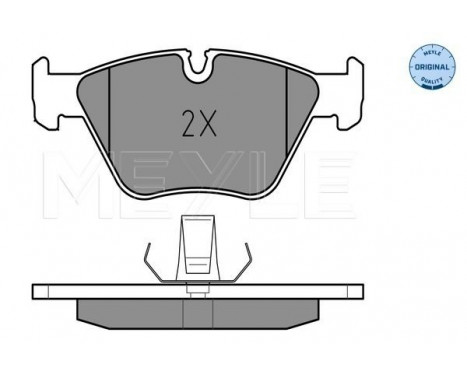 Brake Pad Set, disc brake MEYLE-ORIGINAL Quality 025 216 7720