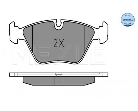 Brake Pad Set, disc brake MEYLE-ORIGINAL Quality 025 216 7720, Image 2