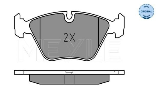 Brake Pad Set, disc brake MEYLE-ORIGINAL Quality 025 216 7720, Image 2