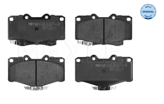 Brake Pad Set, disc brake MEYLE-ORIGINAL Quality 025 216 7915/W