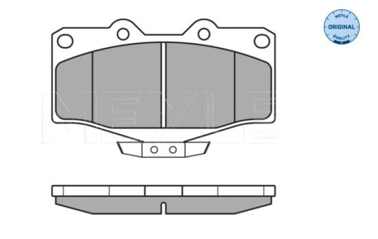 Brake Pad Set, disc brake MEYLE-ORIGINAL Quality 025 216 7915/W, Image 2