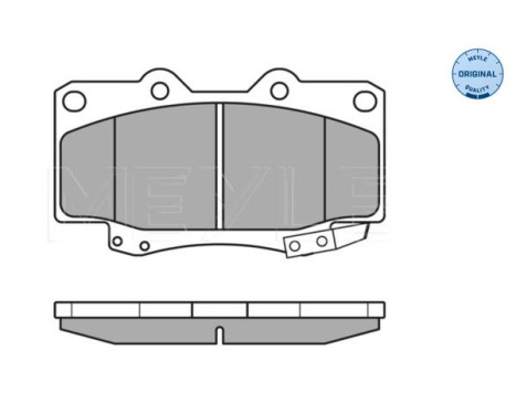 Brake Pad Set, disc brake MEYLE-ORIGINAL Quality 025 216 7915/W, Image 4
