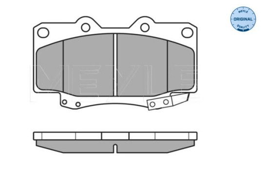 Brake Pad Set, disc brake MEYLE-ORIGINAL Quality 025 216 7915/W, Image 4