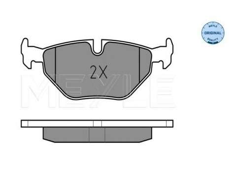 Brake Pad Set, disc brake MEYLE-ORIGINAL Quality 025 216 9117, Image 2