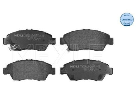 Brake Pad Set, disc brake MEYLE-ORIGINAL Quality 025 216 9416/W, Image 3