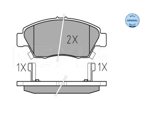 Brake Pad Set, disc brake MEYLE-ORIGINAL Quality 025 216 9416/W, Image 2