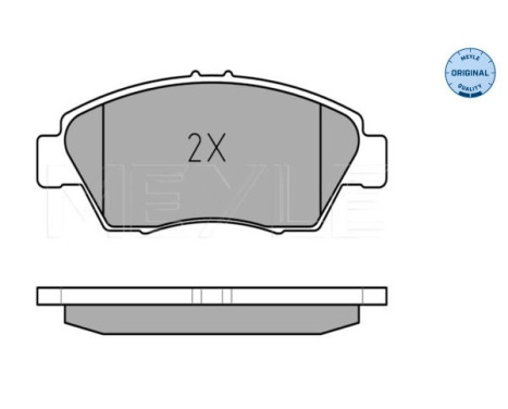 Brake Pad Set, disc brake MEYLE-ORIGINAL Quality 025 216 9416/W, Image 3