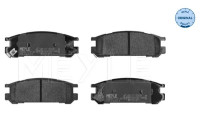 Brake Pad Set, disc brake MEYLE-ORIGINAL Quality 025 217 0315/W