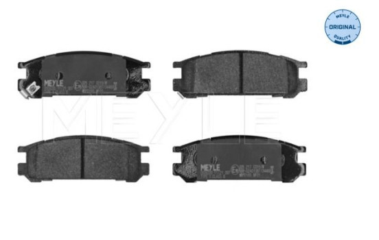 Brake Pad Set, disc brake MEYLE-ORIGINAL Quality 025 217 0315/W