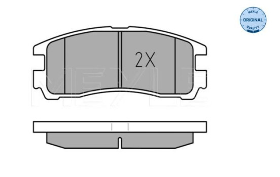 Brake Pad Set, disc brake MEYLE-ORIGINAL Quality 025 217 0615/W, Image 3