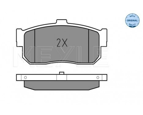 Brake Pad Set, disc brake MEYLE-ORIGINAL Quality 025 217 1316/W, Image 2