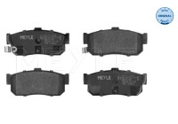 Brake Pad Set, disc brake MEYLE-ORIGINAL Quality 025 217 1316/W