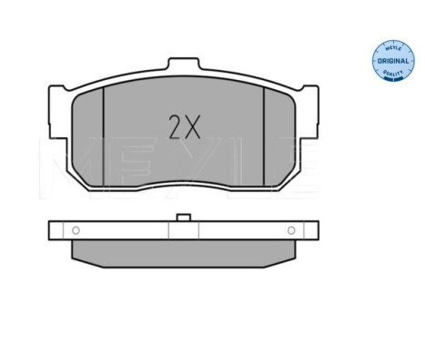 Brake Pad Set, disc brake MEYLE-ORIGINAL Quality 025 217 1316/W, Image 3
