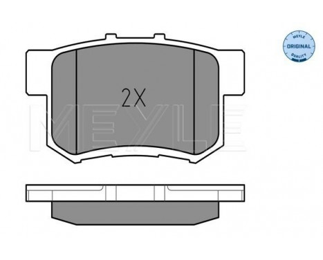 Brake Pad Set, disc brake MEYLE-ORIGINAL Quality 025 217 1914/W, Image 2