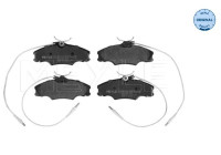 Brake Pad Set, disc brake MEYLE-ORIGINAL Quality 025 217 2419/W