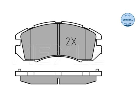 Brake Pad Set, disc brake MEYLE-ORIGINAL Quality 025 217 2517/W, Image 2
