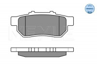 Brake Pad Set, disc brake MEYLE-ORIGINAL Quality 025 217 3813/W