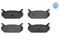 Brake Pad Set, disc brake MEYLE-ORIGINAL Quality 025 217 6614
