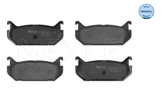 Brake Pad Set, disc brake MEYLE-ORIGINAL Quality 025 217 6614