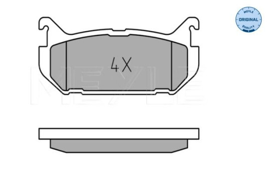 Brake Pad Set, disc brake MEYLE-ORIGINAL Quality 025 217 6614, Image 2