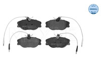 Brake Pad Set, disc brake MEYLE-ORIGINAL Quality 025 218 0119/W