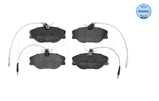 Brake Pad Set, disc brake MEYLE-ORIGINAL Quality 025 218 0119/W