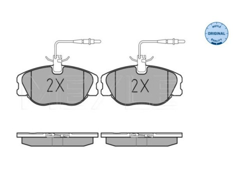 Brake Pad Set, disc brake MEYLE-ORIGINAL Quality 025 218 0119/W, Image 2