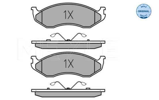 Brake Pad Set, disc brake MEYLE-ORIGINAL Quality 025 218 2217, Image 3