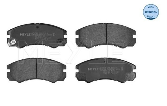 Brake Pad Set, disc brake MEYLE-ORIGINAL Quality 025 218 4516/W