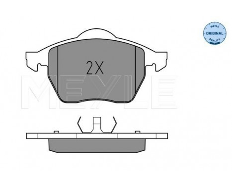 Brake Pad Set, disc brake MEYLE-ORIGINAL Quality 025 218 4819