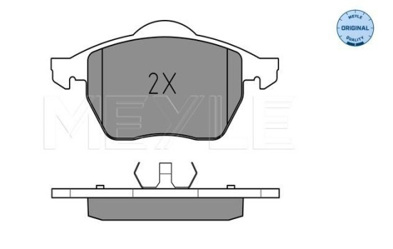 Brake Pad Set, disc brake MEYLE-ORIGINAL Quality 025 218 4819