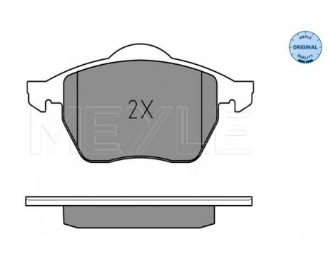 Brake Pad Set, disc brake MEYLE-ORIGINAL Quality 025 218 4919/W, Image 2