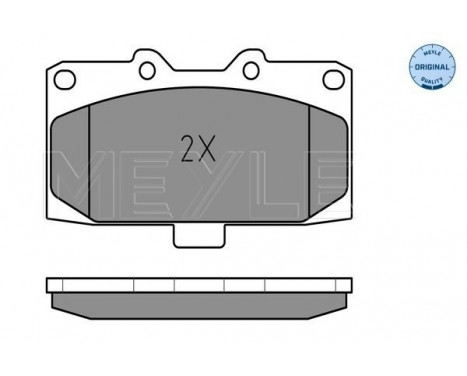 Brake Pad Set, disc brake MEYLE-ORIGINAL Quality 025 218 5415/W, Image 2